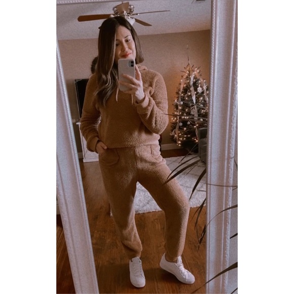 Warm Sherpa lounge set - Picture 12 of 13